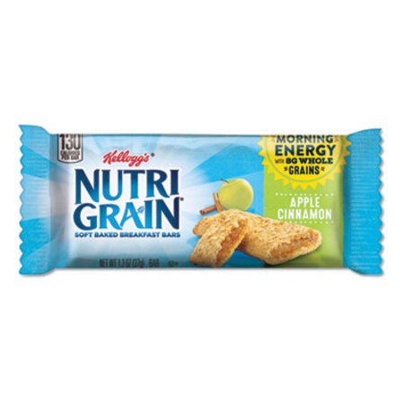 Picture of Nutri-Grain Soft Baked Breakfast Bars, Apple-Cinnamon, Indv Wrapped 1.3 oz Bar, 16/BoxKEB-35645