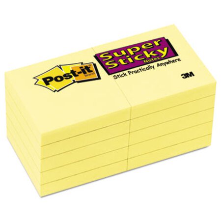Picture of Canary Yellow Note Pads, 1 7/8 x 1 7/8, 90-Sheet, 10/PackMMM-62210SSCY