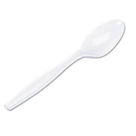 Picture of Plastic Cutlery, Heavyweight Teaspoons, White, 1,000/CartonDXE-TH217