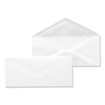 Picture of Business Envelope, #10, Monarch Flap, Gummed Closure, 4.13 x 9.5, White, 500/BoxUNV-35210