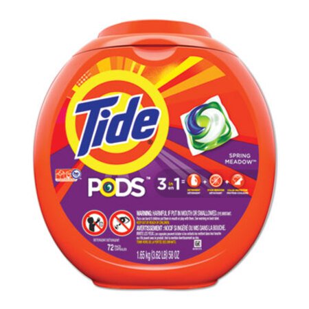 Picture of Detergent Pods, Spring Meadow Scent, 72 Pods/PackPGC-50978