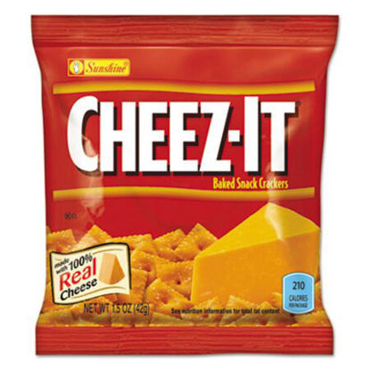 Picture of Cheez-it Crackers, 1.5 oz Bag, Reduced Fat, 60/CartonKEB-122264