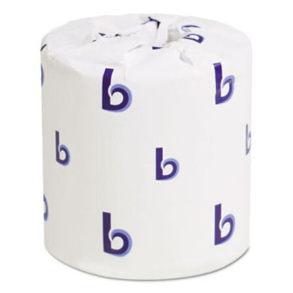 Picture of One-Ply Toilet Tissue, Septic Safe, White, 1000 Sheets, 96 Rolls/CartonBWK6170B
