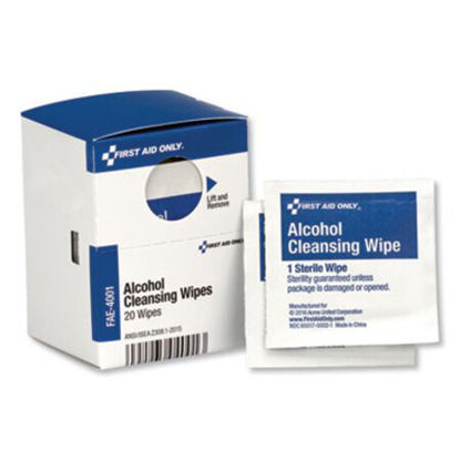 Picture of SmartCompliance Alcohol Cleansing Pads, 20/BoxFAO-FAE4001