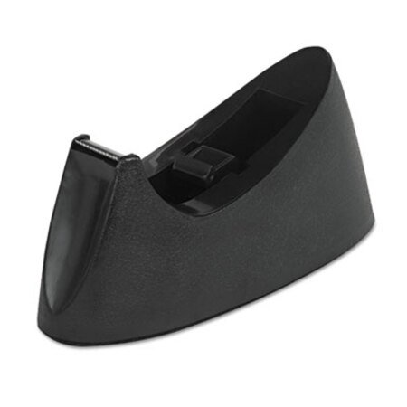 Picture of Desktop Tape Dispenser, 1" Core, Weighted Nonskid Base, BlackUNV-15001