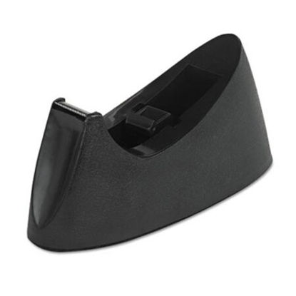 Picture of Desktop Tape Dispenser, 1" Core, Weighted Nonskid Base, BlackUNV-15001