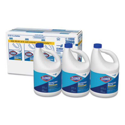 Picture of Concentrated Germicidal Bleach, Regular, 121 oz Bottle, 3/CartonCLO-30966CT