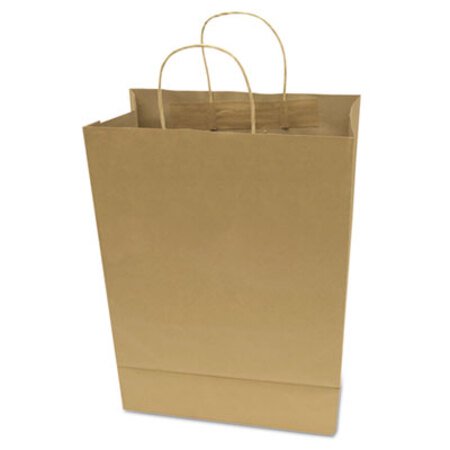 Picture of Premium Shopping Bag, 10" x 4.5" x 13", Brown Kraft, 50/BoxCOS-091565