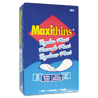 Picture of Maxithins Vended Sanitary Napkins #4, Maxi, 100 Individually Boxed Napkins/CartonHOS-MT4FS
