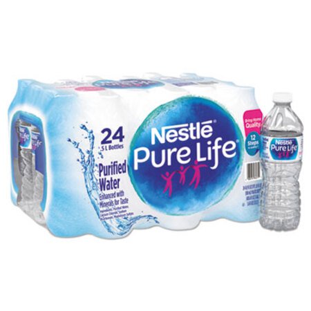 Picture of Pure Life Purified Water, 16.9 oz Bottle, 24/CartonNLE-101264CT