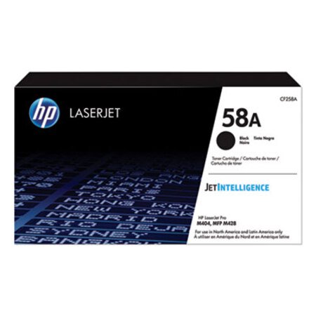 Picture of HP 58A, (CF258A) Black Original LaserJet Toner CartridgeHEW-CF258A