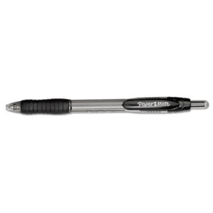 Picture of Profile Ballpoint Pen, Retractable, Bold 1.4 mm, Black Ink, Black Barrel, DozenPAP-89465