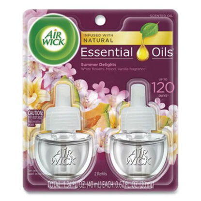 Picture of Life Scents Scented Oil Refills, Summer Delights, 0.67 oz, 2/Pack, 6 Packs/CartonRAC-91112
