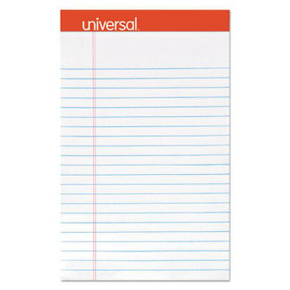 Picture of Perforated Ruled Writing Pads, Narrow Rule, 5 x 8, White, 50 Sheets, DozenUNV-46300