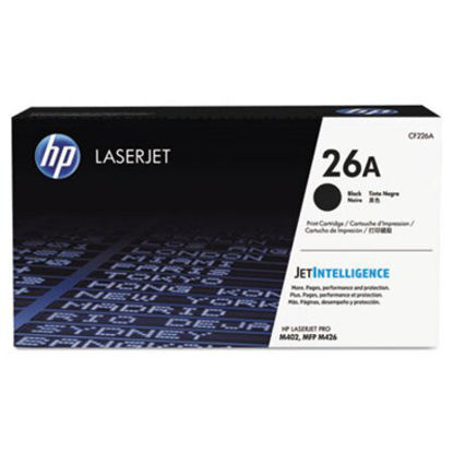 Picture of HP 26A, (CF226A) Black Original LaserJet Toner CartridgeHEW-CF226A