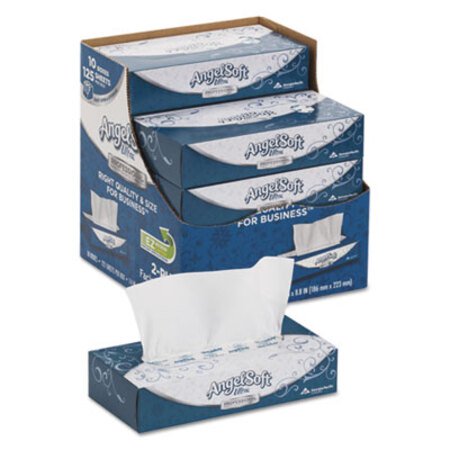 Picture of ps Ultra Facial Tissue, 2-Ply, White, 125 Sheets/Box, 10 Boxes/CartonGPC-4836014
