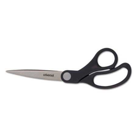 Picture of Stainless Steel Office Scissors, 8.5" Long, 3.75" Cut Length, Black Offset HandleUNV-92010