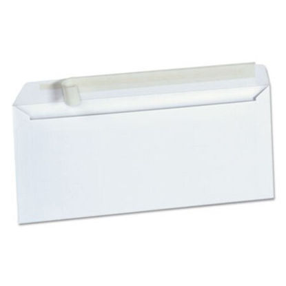 Picture of Peel Seal Strip Business Envelope, #10, Square Flap, Self-Adhesive Closure, 4.13 x 9.5, White, 500/BoxUNV-36003
