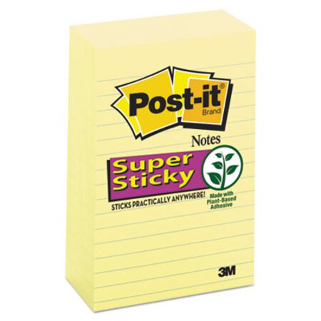 Picture of Canary Yellow Note Pads, Lined, 4 x 6, 90-Sheet, 5/PackMMM-6605SSCY