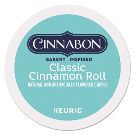 Picture of Cinnabon Classic Cinnamon Roll Coffee K-Cups, 24/BoxGMT-6305
