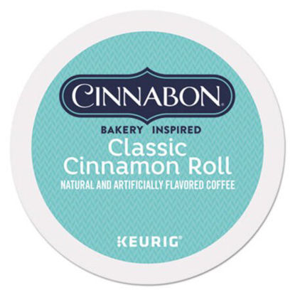Picture of Cinnabon Classic Cinnamon Roll Coffee K-Cups, 24/BoxGMT-6305