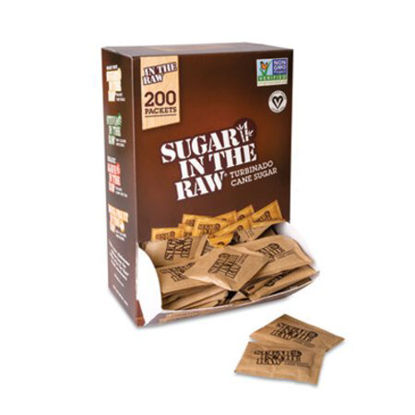 Picture of Unrefined Sugar Made From Sugar Cane, 200 Packets/BoxSMU-00319