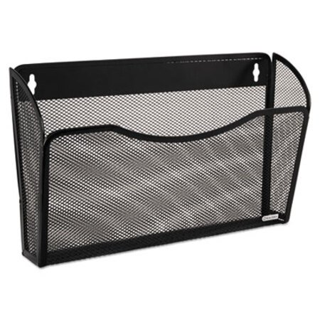 Picture of Single Pocket Wire Mesh Wall File, Letter, BlackROL-21931