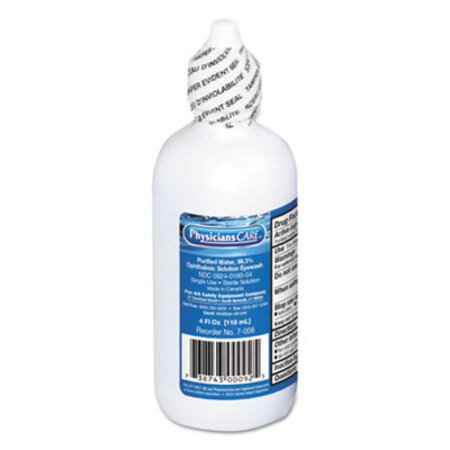 Picture of First Aid Refill Components Disposable Eye Wash, 4ozFAO-7006