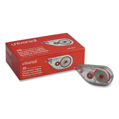 Picture of Side-Application Correction Tape, Non-Refillable, 1/5" x 393", 10/PackUNV-75612