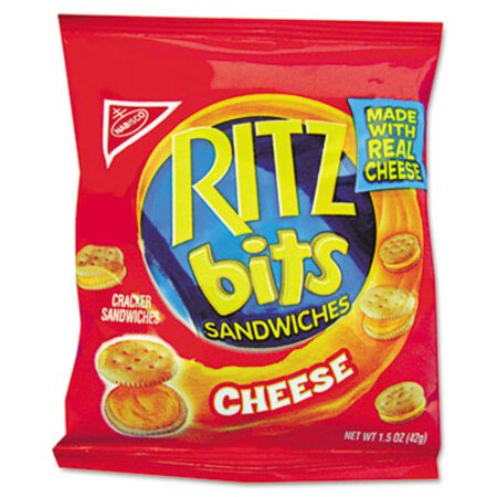 Picture of Ritz Bits, Cheese, 1.5 oz Packs, 60/CartonRTZ-06834