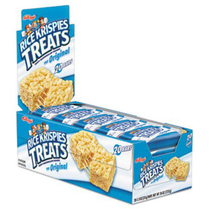 Picture of Rice Krispies Treats, Original Marshmallow, 1.3 oz Snack Pack, 20/BoxKEB-26547
