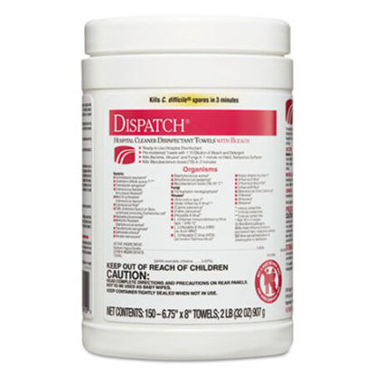 Picture of Dispatch Cleaner Disinfectant Towels, 6 3/4 x 8, 150/CanCLO-69150EA