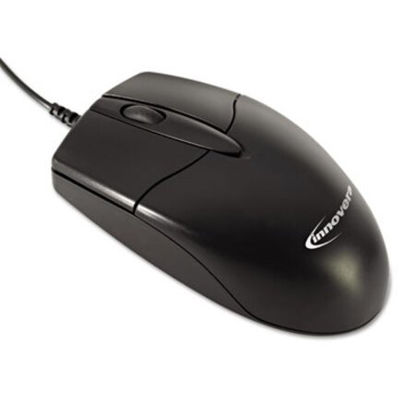 Picture of Mid-Size Optical Mouse, USB 2.0, Left/Right Hand Use, BlackIVR-61029