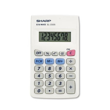 Picture of EL233SB Pocket Calculator, 8-Digit LCDSHR-EL233SB