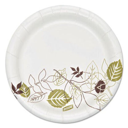 Picture of Pathways Soak Proof Shield Heavyweight Paper Plates, WiseSize, 5.88" dia, 125/PackDXE-SXP6WSPK