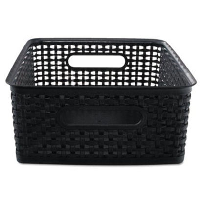 Picture of Weave Bins, 14.25 x 10.25 x 4.75, Black, 2/PackAVT-40327