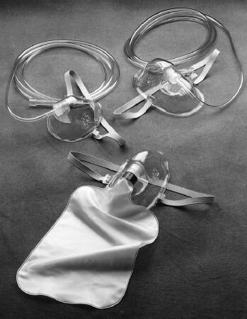 Picture of Oxygen Mask AirLife® Elongated Style Pediatric Adjustable Head Strap001260