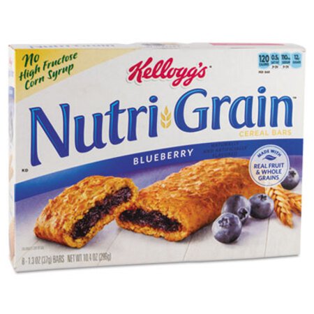 Picture of Nutri-Grain Soft Baked Breakfast Bars, Blueberry, Indv Wrapped 1.3 oz Bar, 16/BoxKEB-35745