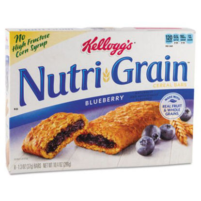Picture of Nutri-Grain Soft Baked Breakfast Bars, Blueberry, Indv Wrapped 1.3 oz Bar, 16/BoxKEB-35745
