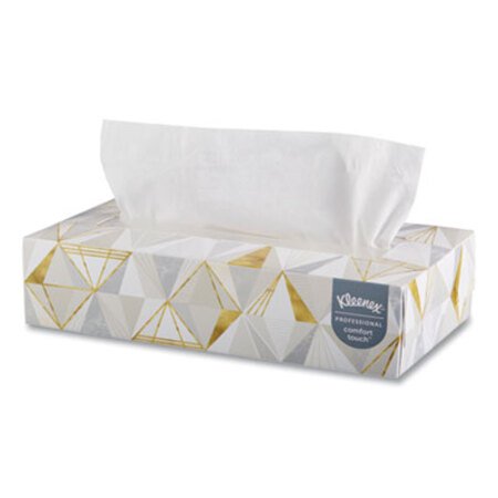 Picture of White Facial Tissue, 2-Ply, White, Pop-Up Box, 125 Sheets/BoxKCC-21606BX