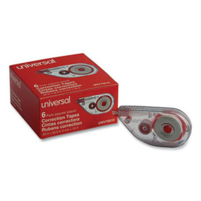 Picture of Side-Application Correction Tape, 1/5" x 393", 6/PackUNV-75610