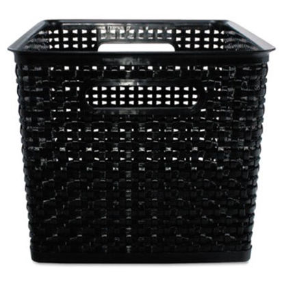 Picture of Weave Bins, 13.88 x 10.5 x 8.75, Black, 2/PackAVT-40328