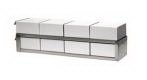 Picture of Vial Storage Box Freezer Rack Helmer® Scientific 5-1/2 X 6-1/3 X 22 Inch 8 Box Capacity322102-1