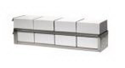Picture of Vial Storage Box Freezer Rack Helmer® Scientific 5-1/2 X 6-1/3 X 22 Inch 8 Box Capacity322102-1