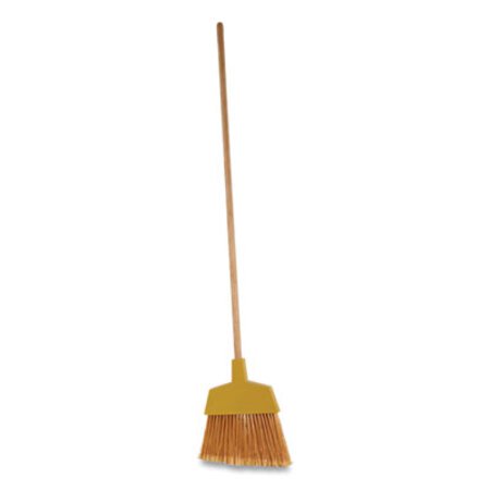 Picture of Angler Broom, Plastic Bristles, 53" Wood Handle, YellowBWK-932AEA