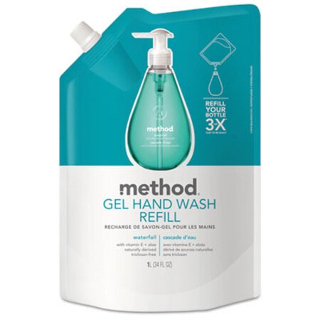 Picture of Gel Hand Wash Refill, Waterfall, 34 oz PouchMTH-01181