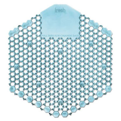 Picture of Wave 3D Urinal Deodorizer Screen, Blue, Ocean Mist Fragrance, 10 Screens/BoxFRS-3WDS60OMIBX