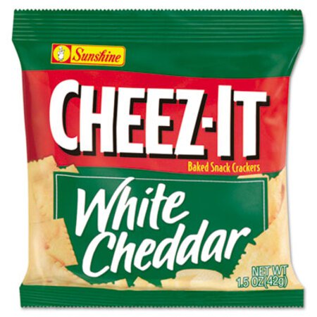 Picture of Cheez-It Crackers, 1.5 oz Single-Serving Snack Bags, White Cheddar, 8/BoxKEB-12653