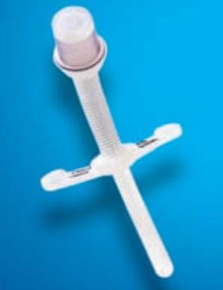 Picture of Tracheostomy Tube Bivona® FlexTend™ Plus V Neck Flange Size 5 Uncuffed60PFP50