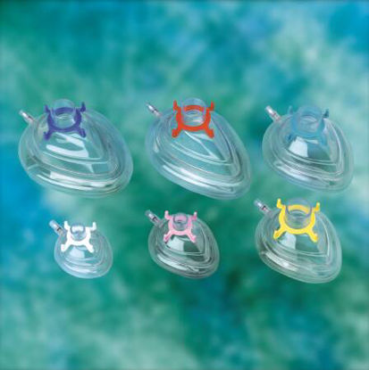 Picture of Anesthesia Mask Sure Seal® Elongated Style Adult Medium Hook Ring1275
